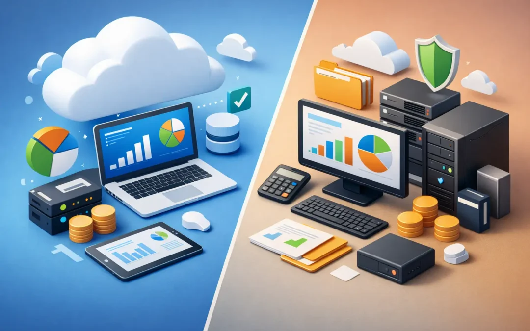 Software contable nube vs local: qué conviene
