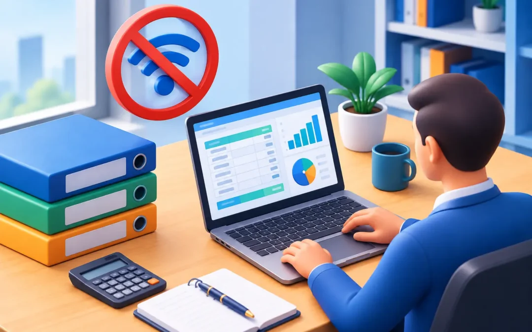 ¿Su contabilidad funciona sin internet en su entidad?